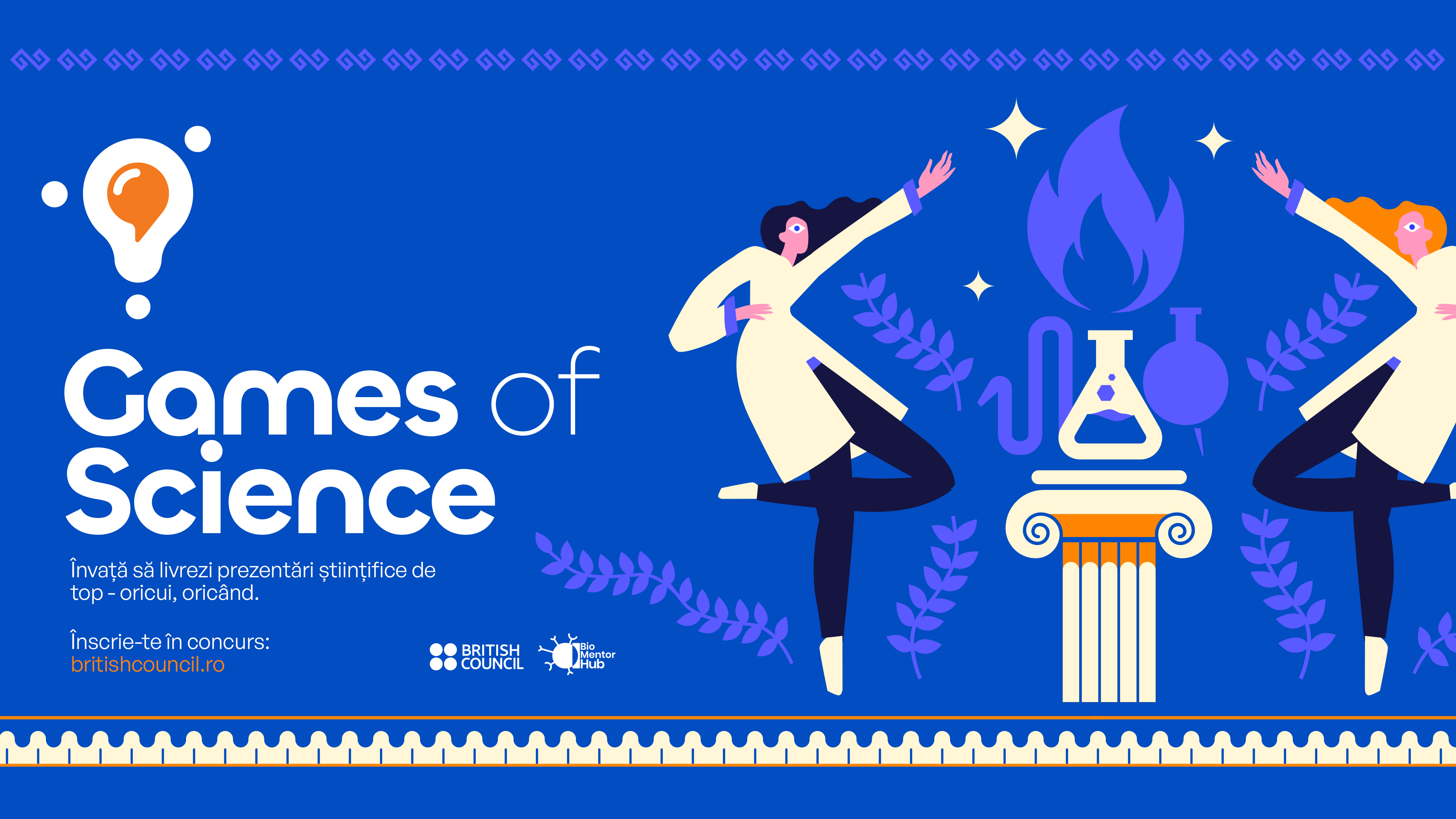 Games of Science – o nouă competiție de prezentări științifice pentru tineri, organizată de British Council și Biomentorhub