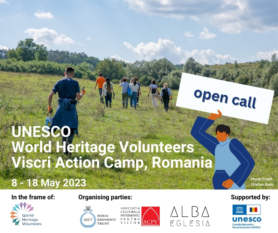 Apel la candidaturi: Tabără internațională UNESCO la Viscri, ediția 2023