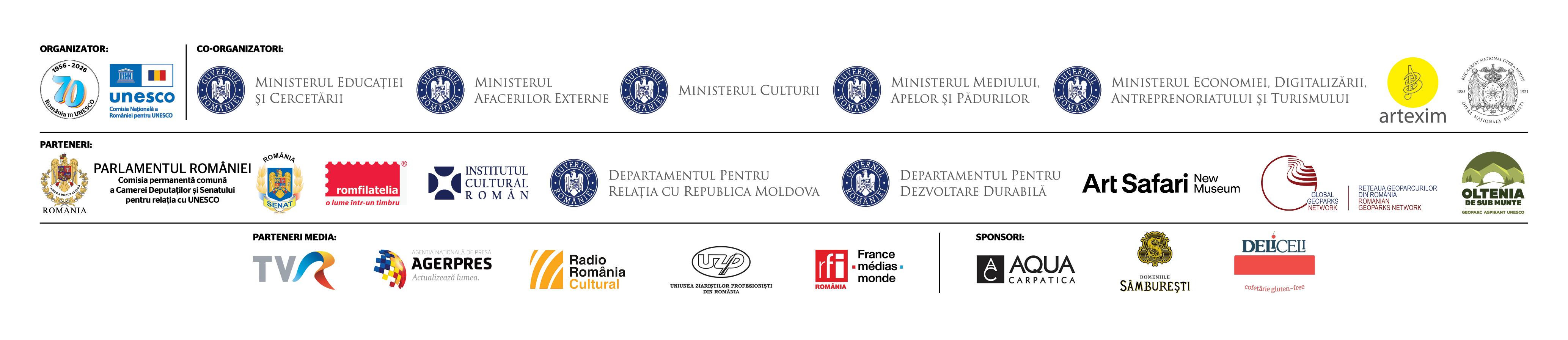 Partener UNESCO: Toti partenerii Programului Aniversar