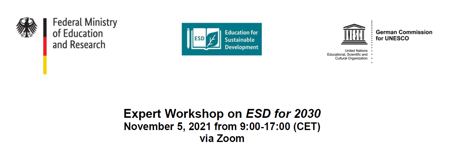 Expert Workshop on Education for Sustainable Development 2030
