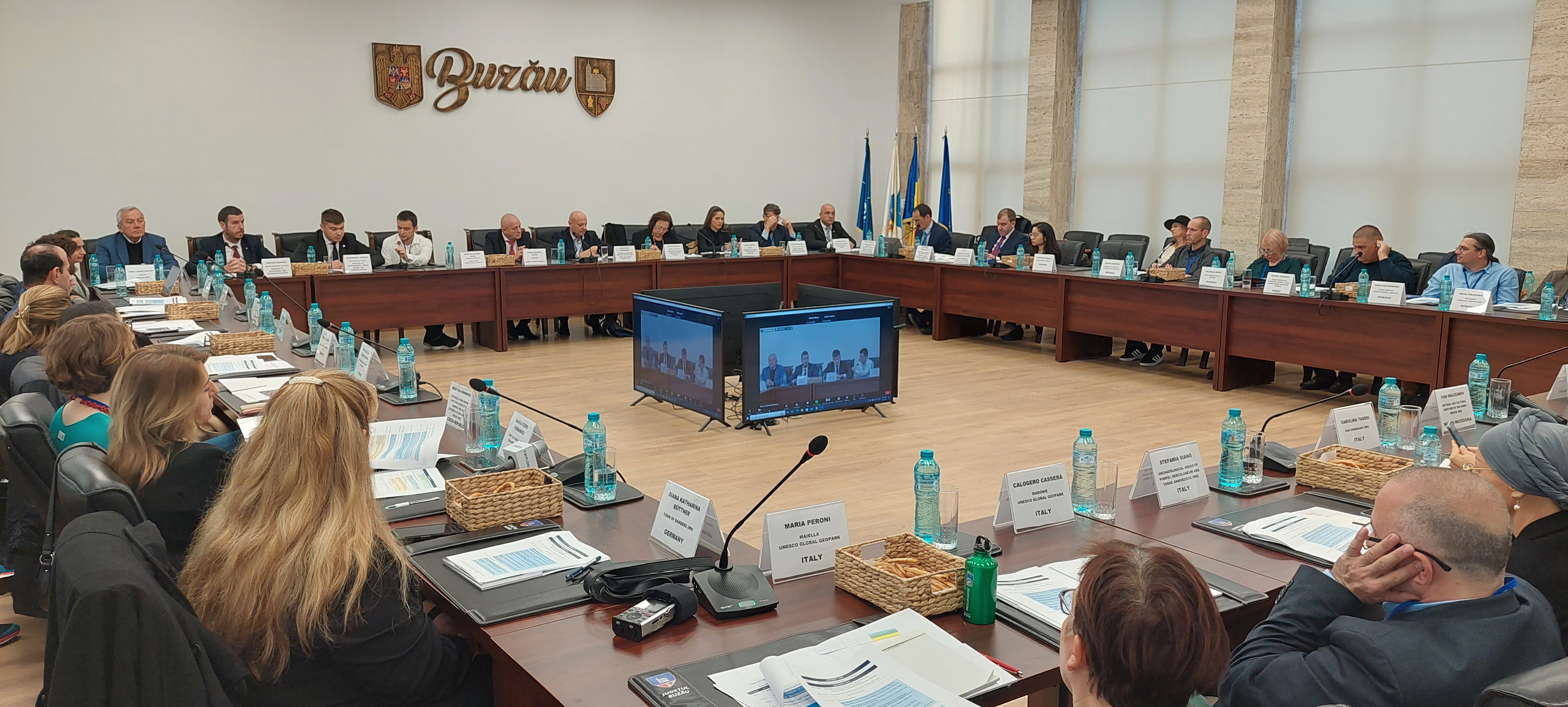 Meeting of the European Network of Geoparks in Hateg