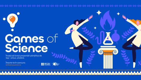 Fotografie de la Games of Science – o nouă competiție de prezentări științifice pentru tineri, organizată de British Council și Biomentorhub
