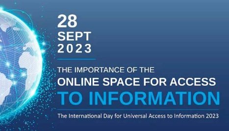 Fotografie de la 28 septembrie - Ziua internațională a accesului universal la informație