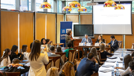Fotografie de la Summitul ONU al viitorului pe înțelesul celor care vor conduce lumea în anul 2050