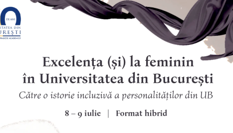 Fotografie de la Excelența (și) la feminin în Universitatea din București. Către o istorie incluzivă a personalităților din UB