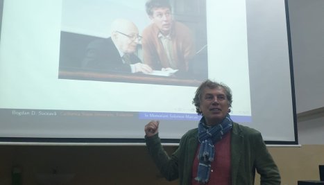 Fotografie de la Centenarul Solomon Marcus celebrat la Universitatea din București