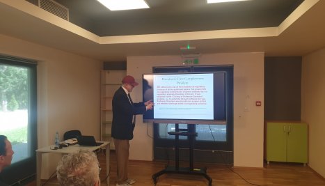 Fotografie de la Profesorul Sorin Istrail a conferențiat în cadrul  Centenarul Solomon Marcus
