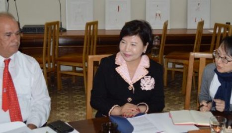 Fotografie de la  Vizita doamnei Nam-Hee Kim, activist pentru pace