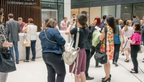 Fotografie de la Vizită la sediul Genpact România