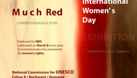Fotografie de la Expoziția „Much Red” la sediul CNR UNESCO