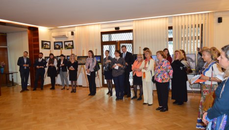 Fotografie de la NCR UNESCO opened its gates today with the photography exhibition ”Treasures of Romania”, signed by Ilie Tudorel