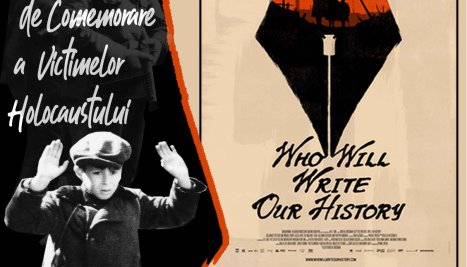 Fotografie de la Proiecţia documentarului „Cine ne va scrie istoria”, dedicat victimelor Holocaustului 